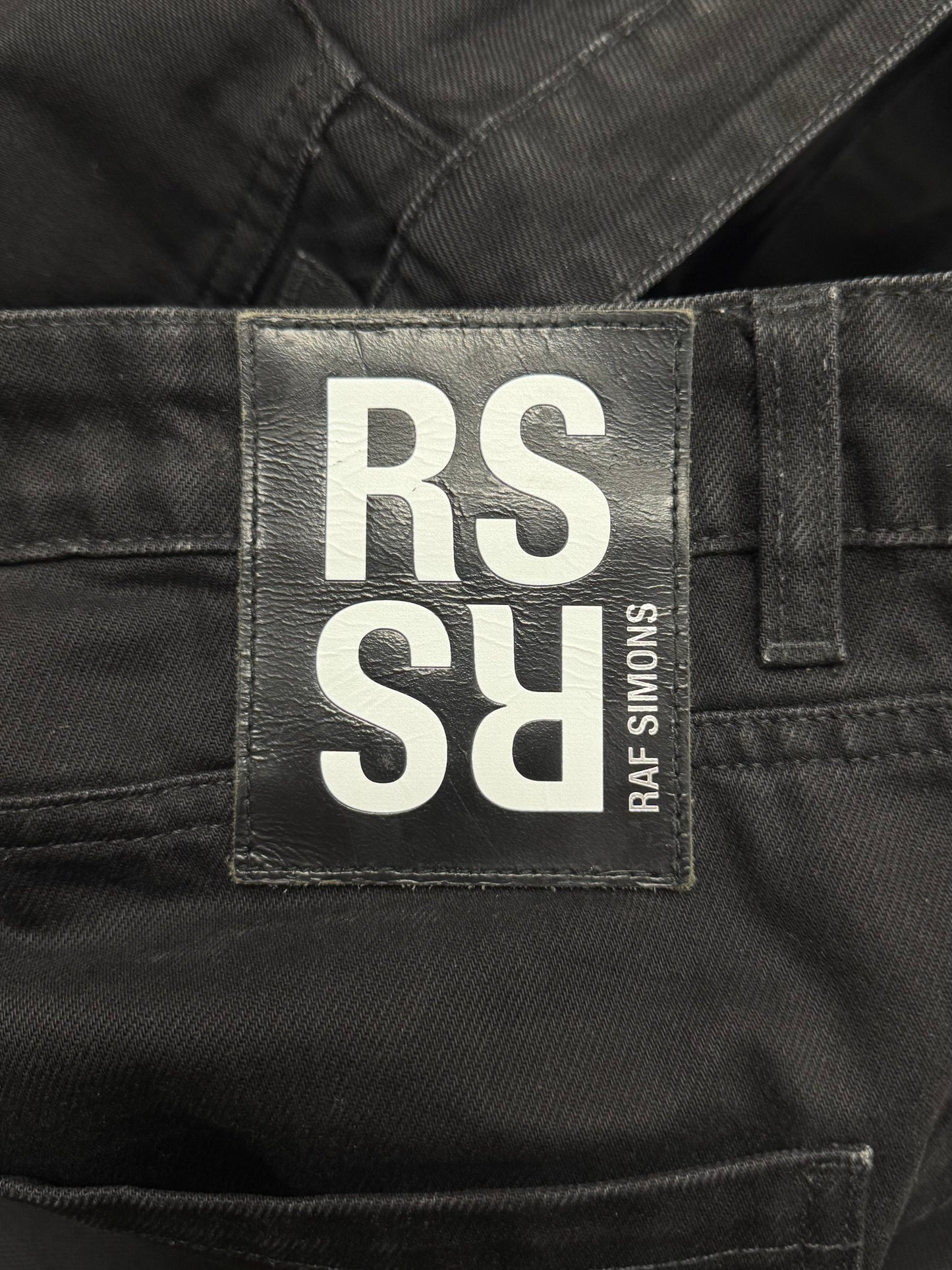 AW2020 Raf Simons ‘Chain’ Raw Hem Denim