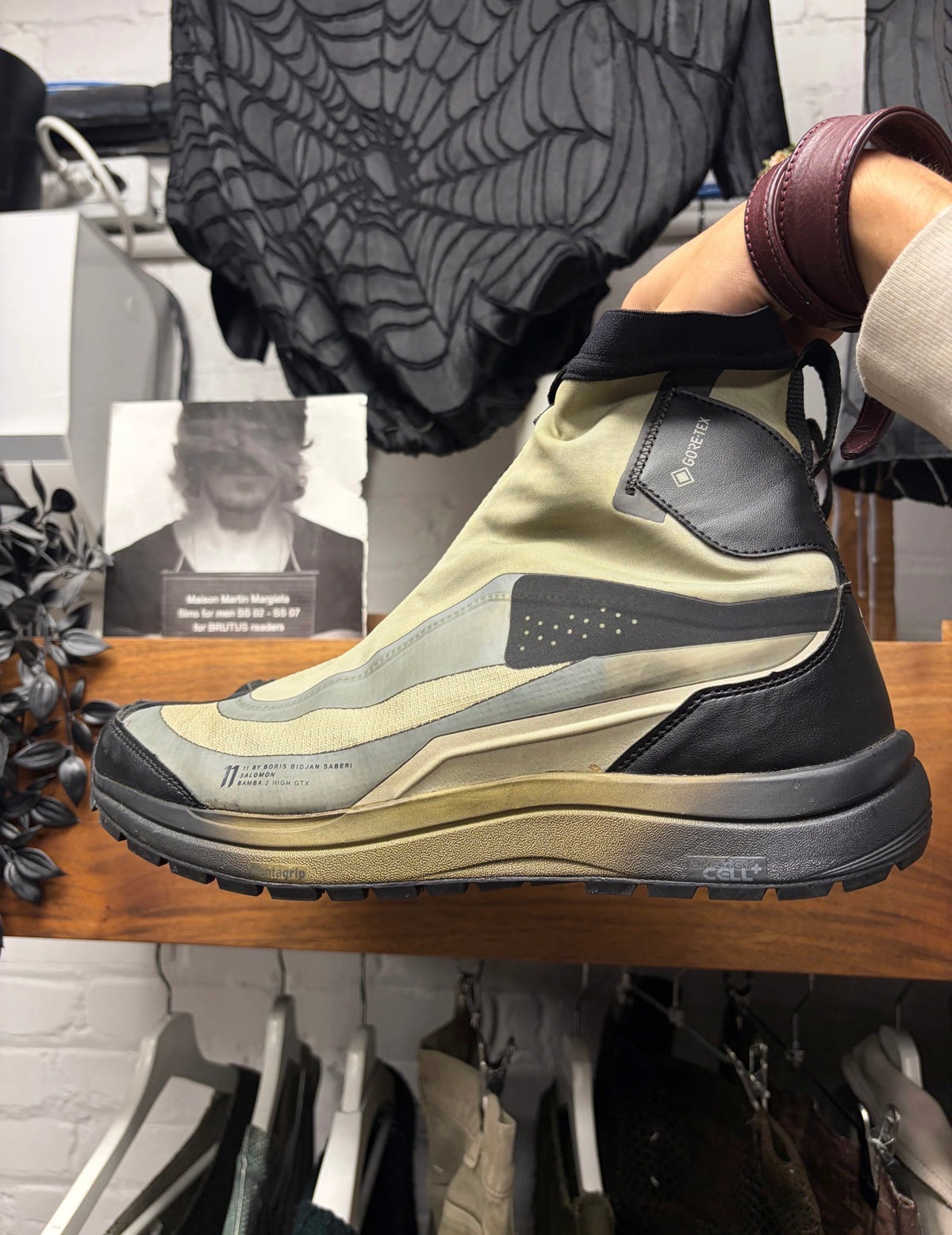 Boris Bidjan Saberi x Salomon ‘Bamba 2’ Purple Low Top Sneakers