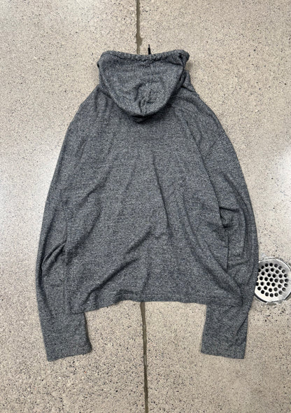AW2003 Dior ‘Split Seam’ Speckled Grey Hoodie