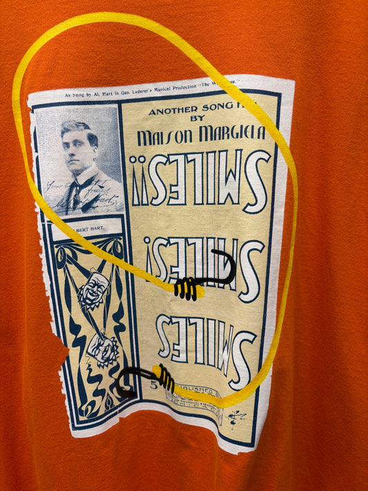 Maison Margiela ‘Another Song’ Orange Graphic T-Shirt