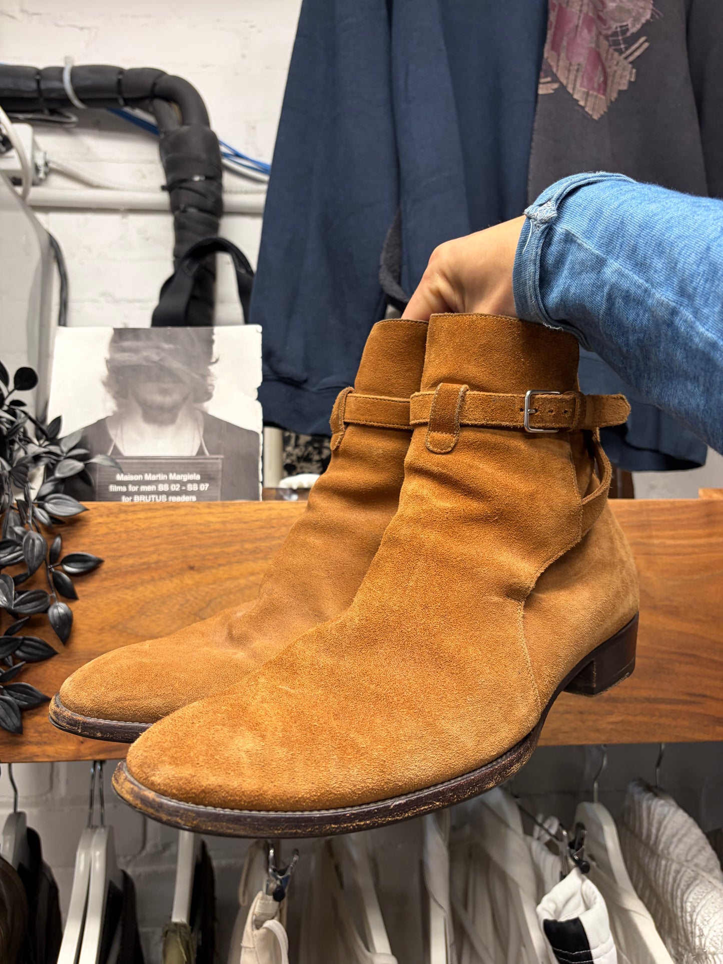Saint Laurent by Hedi Slimane ‘Jodhpur’ Pointed Toe Chelsea Boots