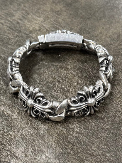 Chrome Hearts ‘Keeper Link’ 925 Silver Bracelet