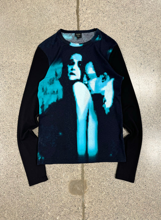 AW1994 Jean Paul Gaultier ‘Vampire’ Mesh Long Sleeve Shirt