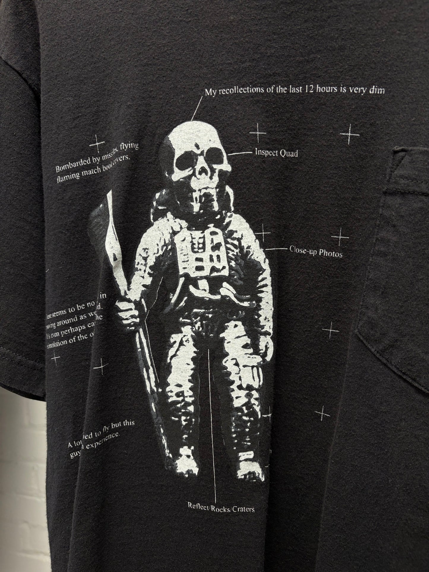Vintage Chrome Hearts ‘Foti Soldier’ Faded Black Graphic T-Shirt