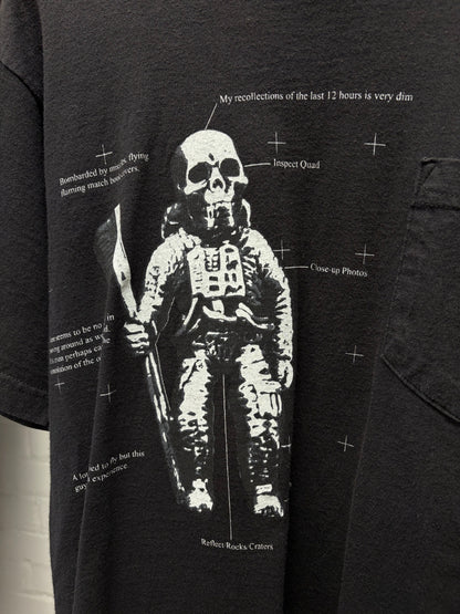 Vintage Chrome Hearts ‘Foti Soldier’ Faded Black Graphic T-Shirt