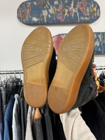 Lanvin Curb Jumbo Lace Low Top Skate Sneakers