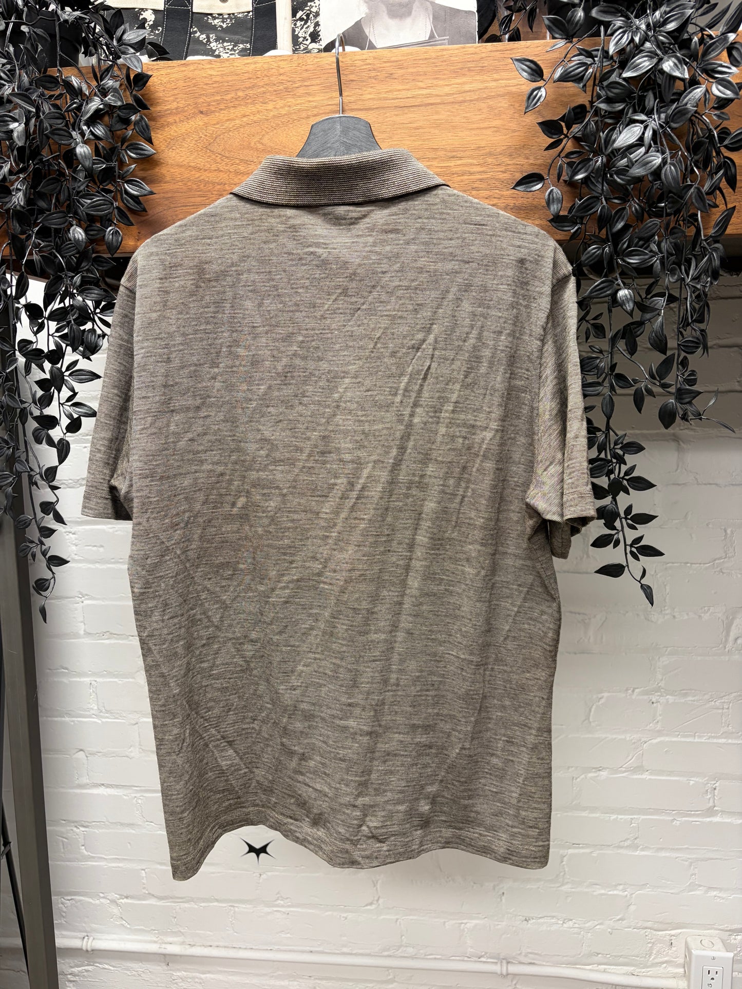 Vintage Gucci 70s Style ‘G’ Embroidered Logo Piqué Polo