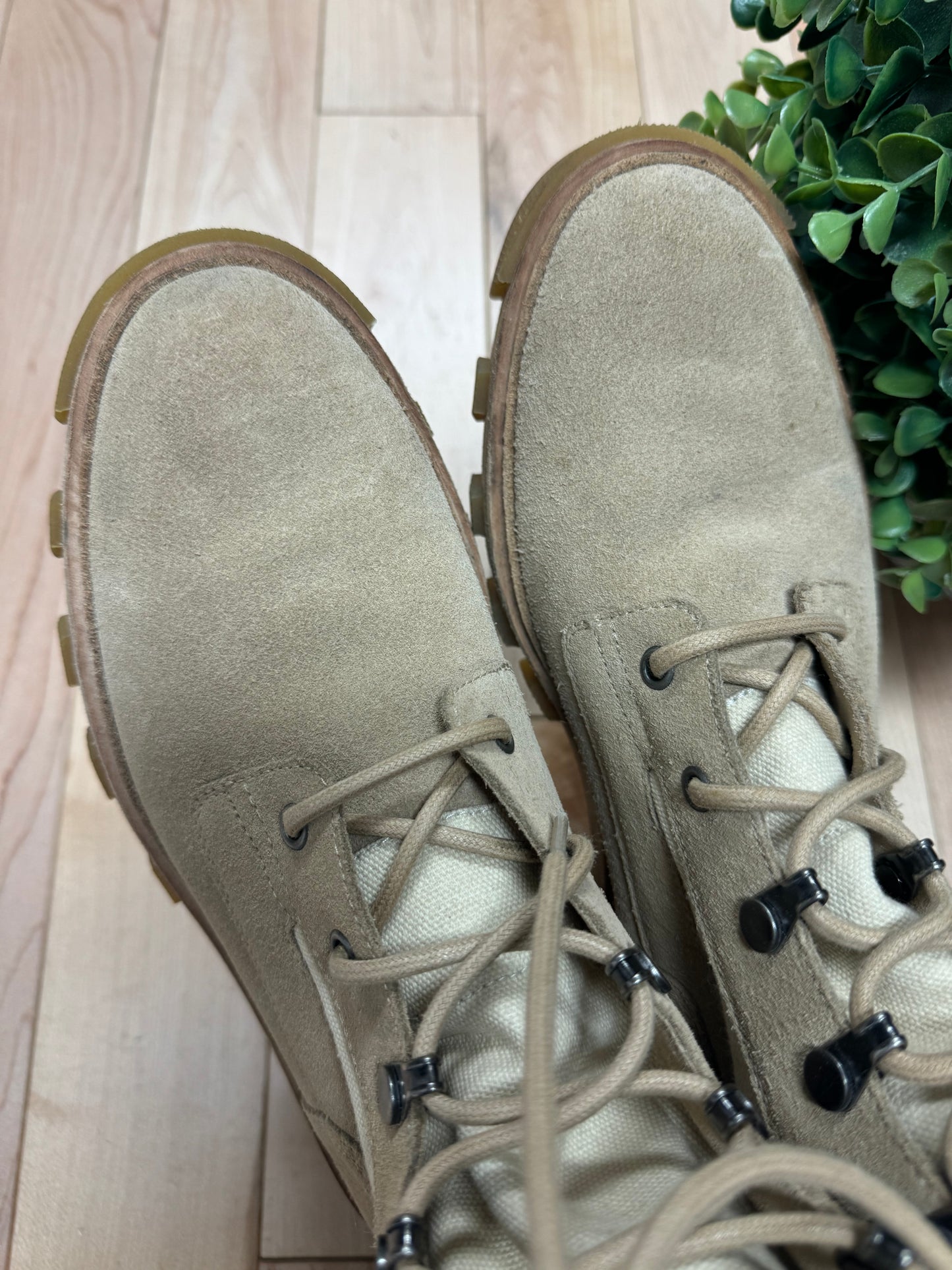 Balenciaga ‘Desert Sand’ Suede Tactical Army Boots