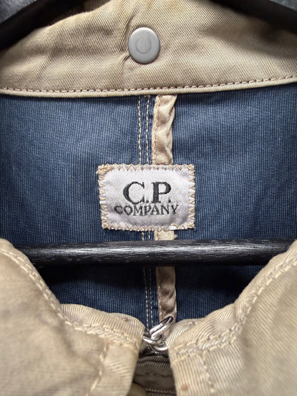 C.P. Company ‘Mille Miglia’ Tan Goggle Lens Hooded Jacket