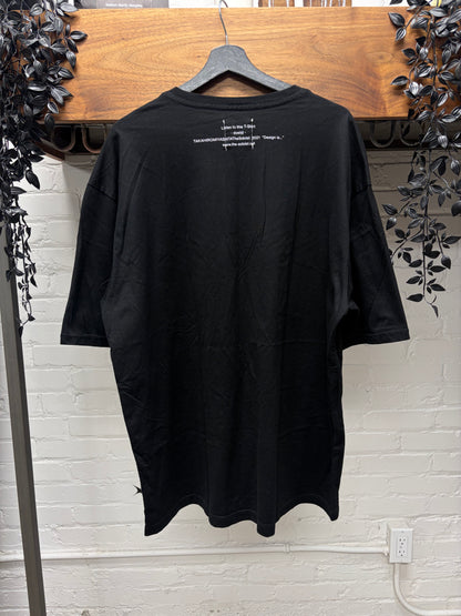 SS2021 Takahiro Miyashita the Soloist ‘Design Process’ Black Script T-Shirt