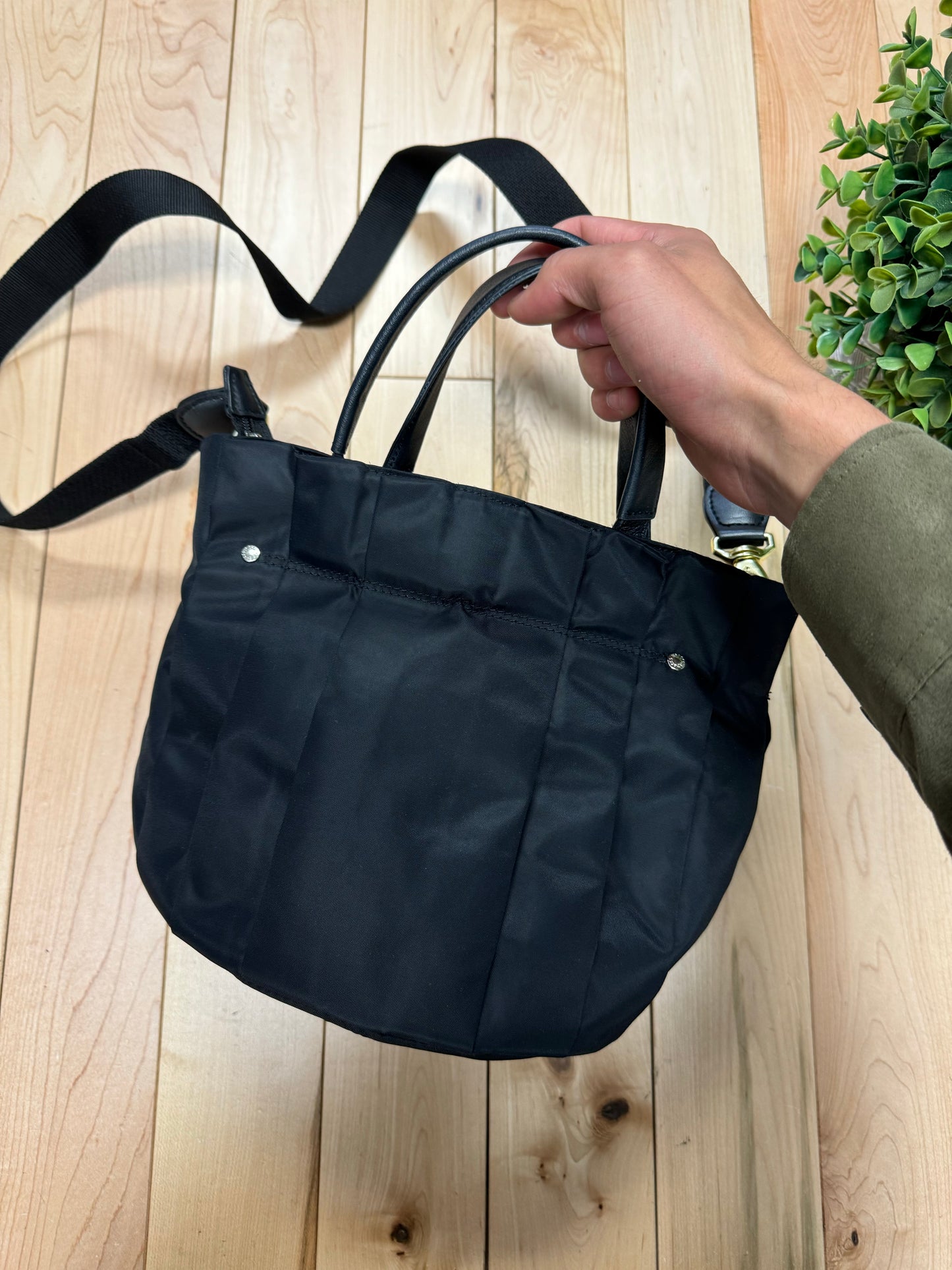 Yohji Yamamoto Y’Saccs Black Crossbody/Top Handle Bucket Bag