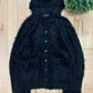 AW2023 Balenciaga ‘Fuzzy’ Hooded Cardigan