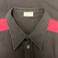 SS1999 Helmut Lang Red/Brown Panelled Cotton Button Up Shirt
