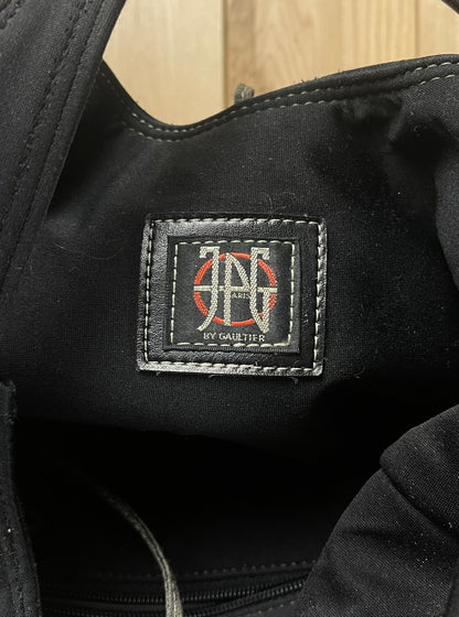 Vintage Jean Paul Gaultier ‘JPG’ Black Bucket/Shoulder Bag