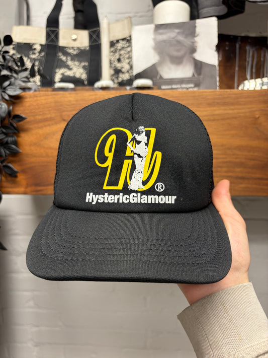 Hysteric Glamour ‘H Logo’ Black Snapback Trucker Hat
