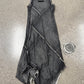 Vintage Jean Paul Gaultier ‘Fringed Raw Seam’ Spiral Cut Denim Dress