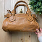 Chloe Paddington Lock & Key Brown Leather Shoulder Bag