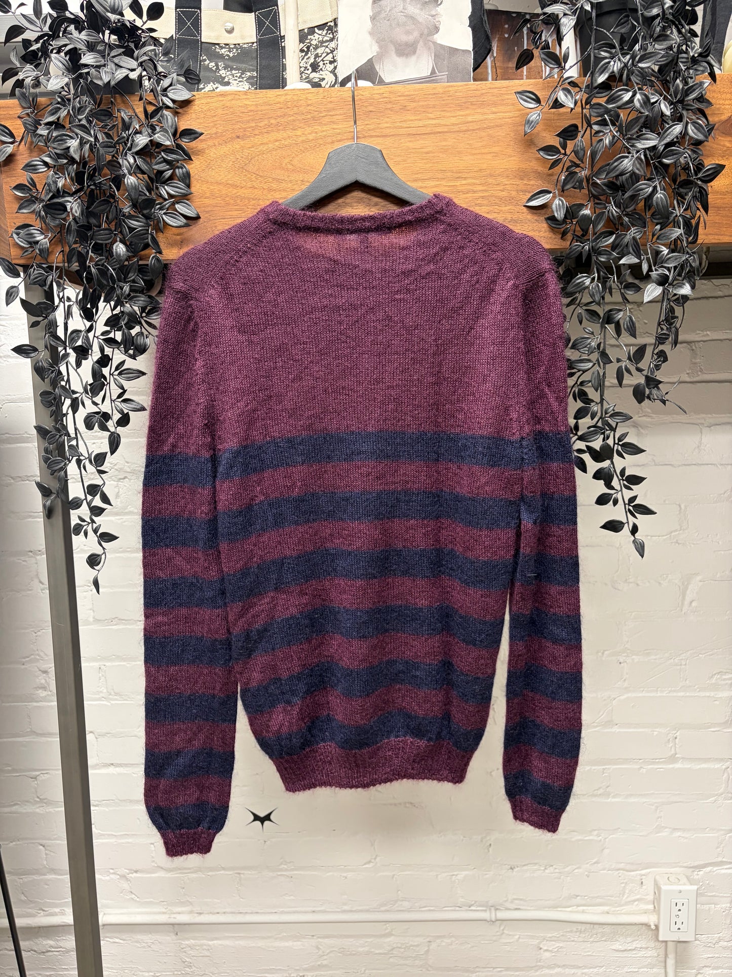 Gucci Silk/Mohair ‘Freddy Krueger’ Striped Knit Sweater
