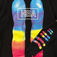 Hood by Air ‘Infrared’ Black Graphic Long Sleeve Shirt