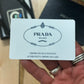 2018 Prada Saffano Leather ID Holder + Lanyard