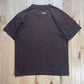 Vintage 1990s Versace Jeans Couture Washed Brown Logo T-Shirt