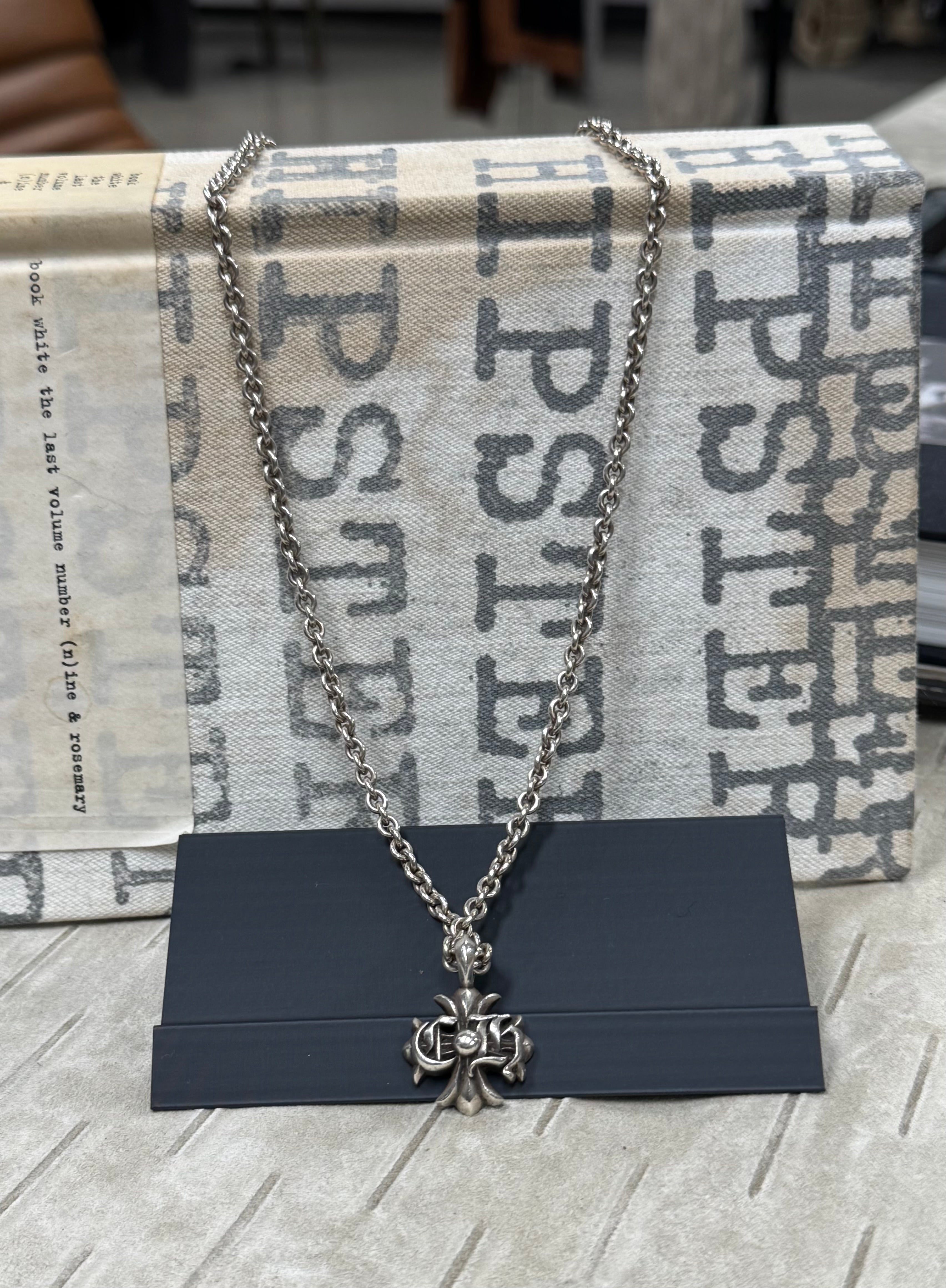 Chrome Hearts 'CH Logo' 925 Silver Cross Pendant – Alex Maxamenko