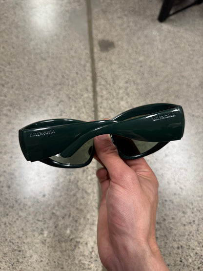 Balenciaga ‘Cat Eye’ Green Sunglasses