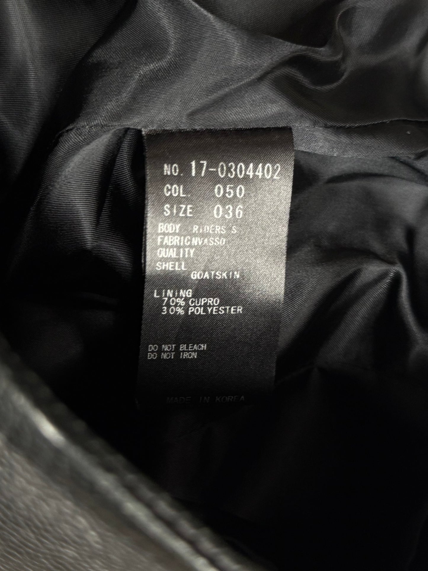 Vintage Helmut Lang Goat Leather ‘Motorcycle’ Leather Jacket