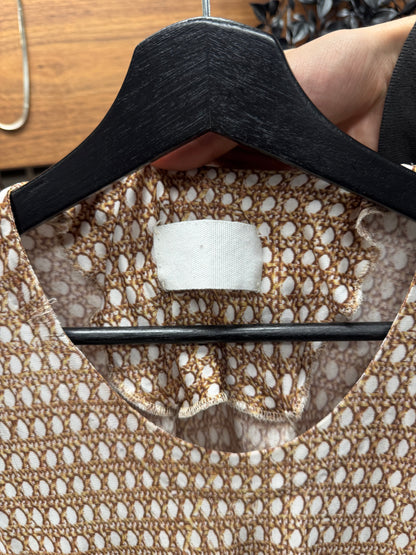 Maison Martin Margiela ‘Basket Weave’ Viscose Long Sleeve Shirt