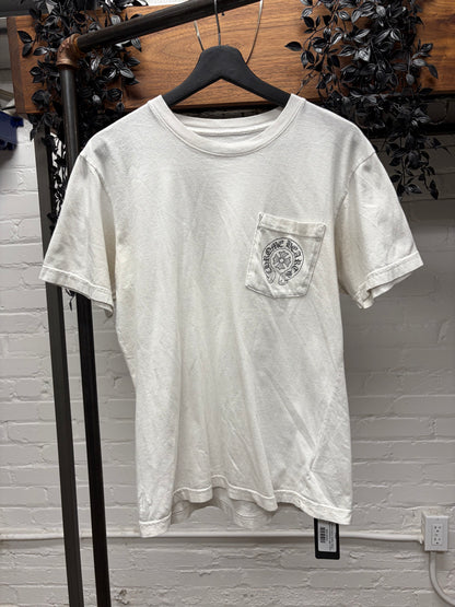 Chrome Hearts ‘Malibu’ Store Exclusive White Horseshoe Logo T-Shirt