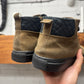 Balenciaga ‘Arena’ Brown/Black Quilted Suede High Top Sneakers