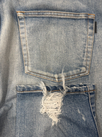 2019 Saint Laurent ‘D20’ Light Wash Blue Skinny Jeans