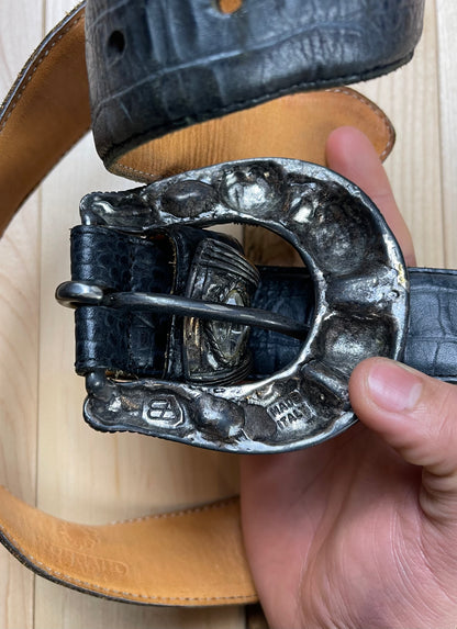 Tornado Mart Stone Studded Leather Belt