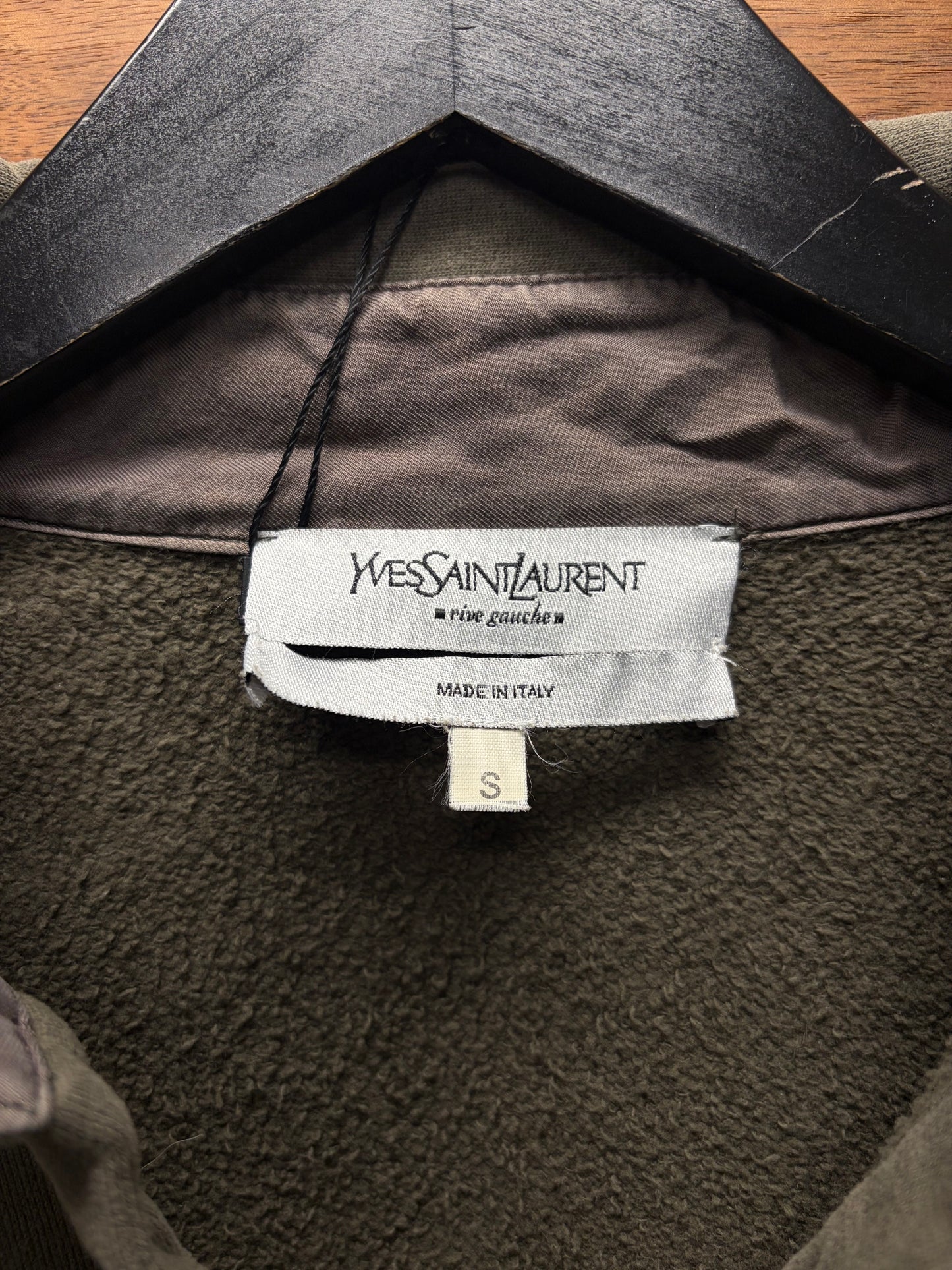 Vintage Yves Saint Laurent Rive Gauche by Tom Ford Military Inspired Cotton Polo