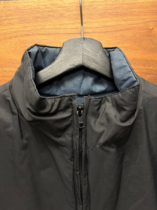 2000s Gucci Reversible Black/Blue Two Way Zip Jacket