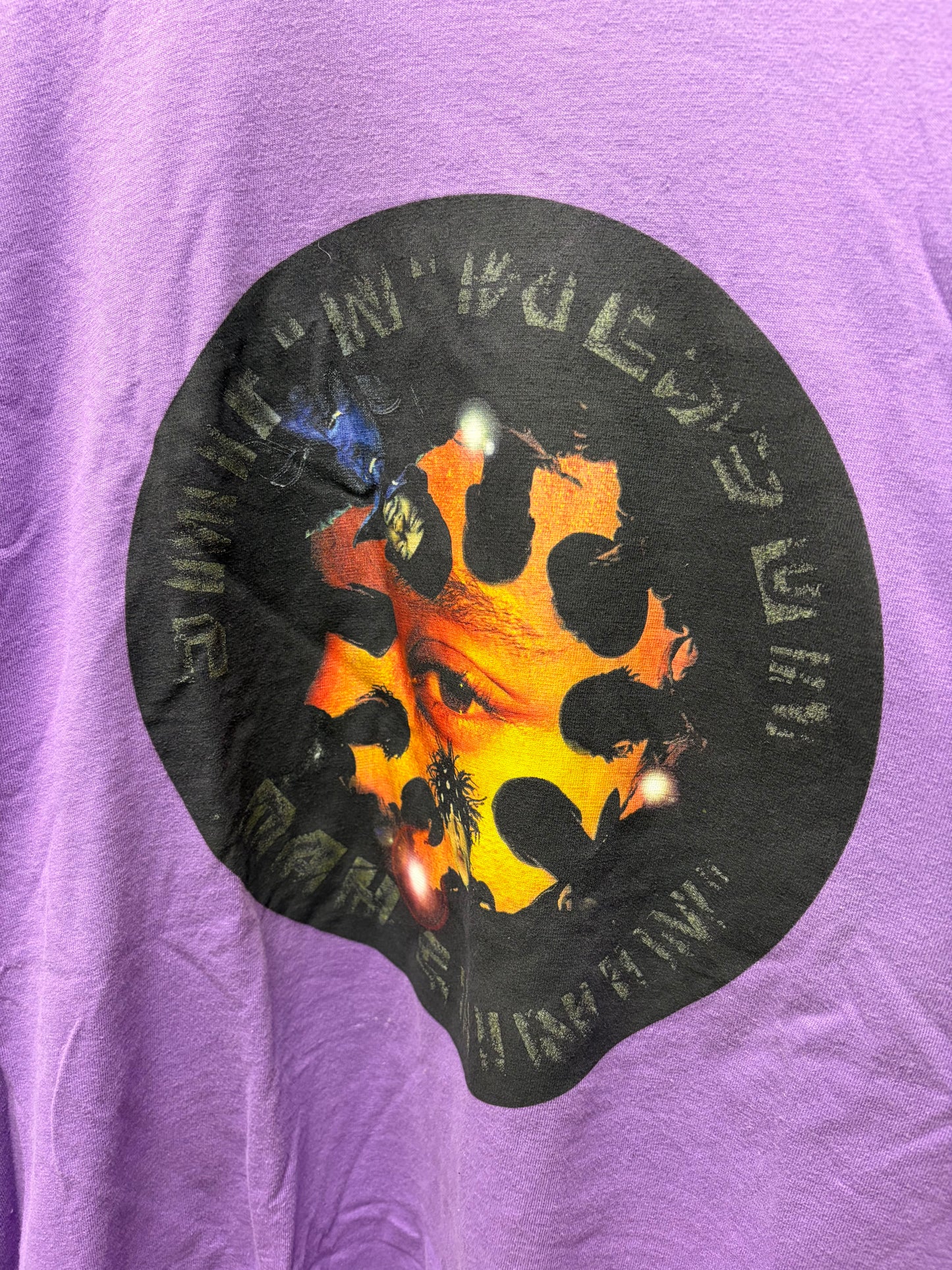 AW2022 Supreme Duck Down ‘Dah Shinin’ Purple Graphic T-Shirt