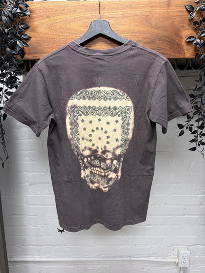 AW2007 Number (N)ine Re-Edition ‘Love God Murder’ Paisley Skull Graphic T-Shirt