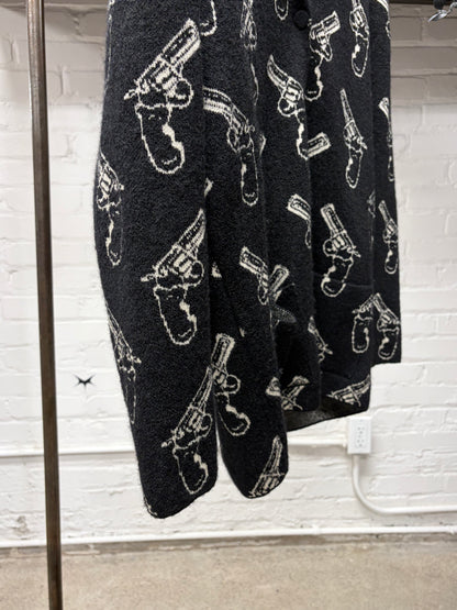 AW2014 Saint Laurent by Hedi Slimane ‘Gun Print’ Cardigan