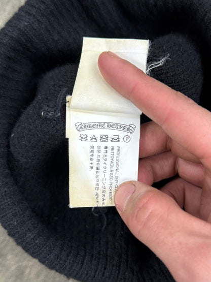 Chrome Hearts ‘Plus Cross’ Ribbed Wool Beanie