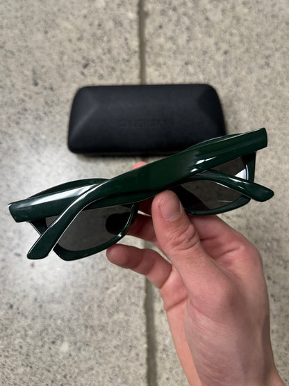 Balenciaga Green ‘Cat Eye’ Shape Sunglasses