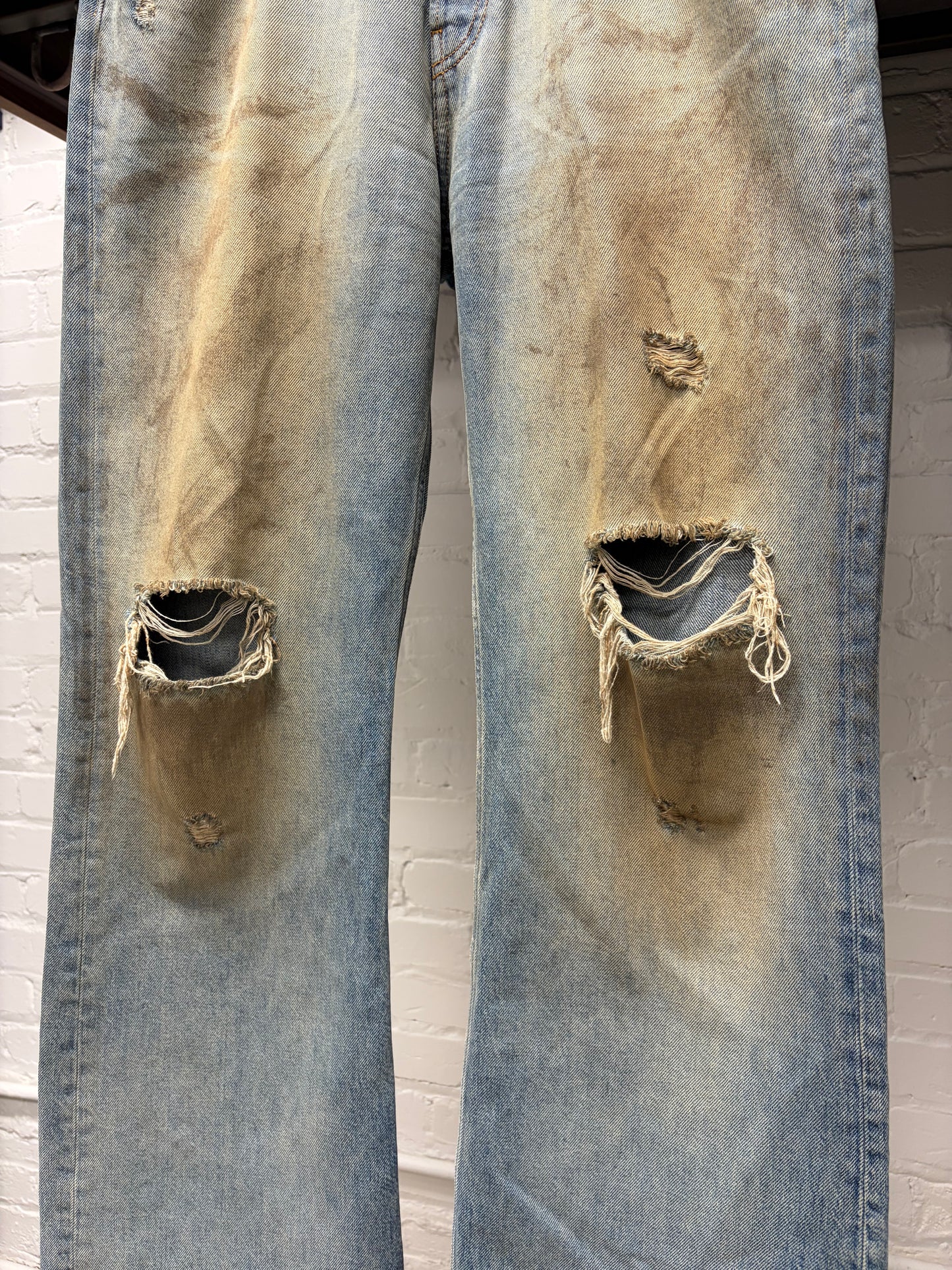 Acne Studios Mud Wash Blue ‘2021M’ Flared Leg Denim