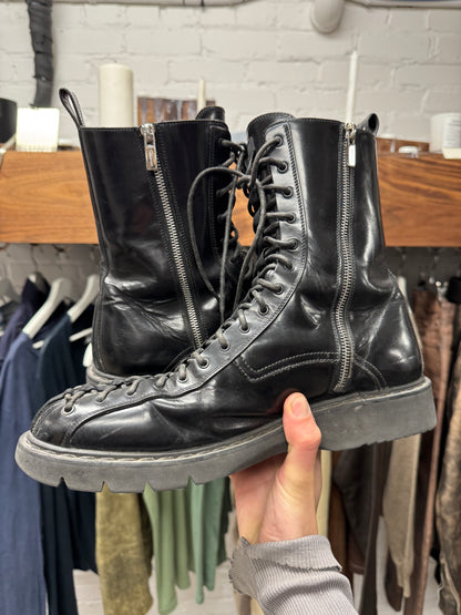 SS2011 Dior by Kris Van Assche ‘Multi-Lace’ Combat Boots