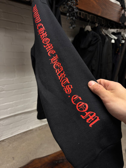 Chrome Hearts ‘Online Exclusive’ Red/Black Horseshoe Logo Hoodie