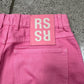 AW2021 Raf Simons Pink RS Leather Patch ‘Workwear’ Denim