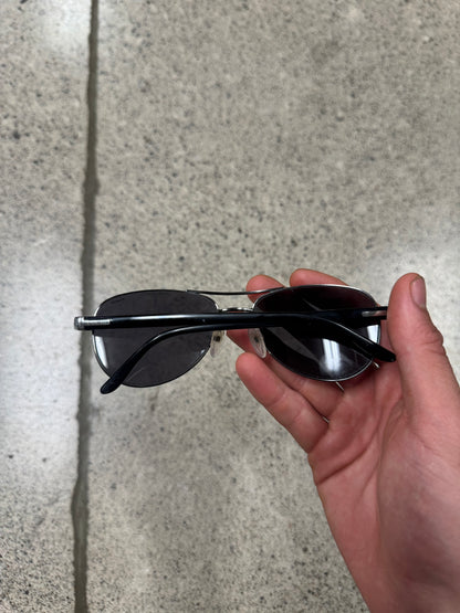 Gucci Black Tinted Aviator Sunglasses