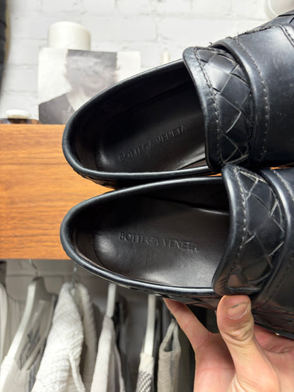 Bottega Veneta ‘Haddock’ Intrecciato Weave Loafers