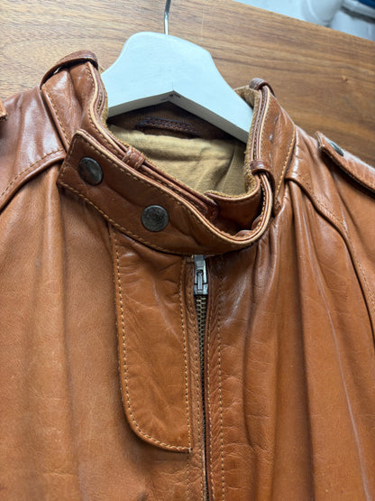 SS2009 Maison Martin Margiela ‘Rustic Orange’ Leather Vest