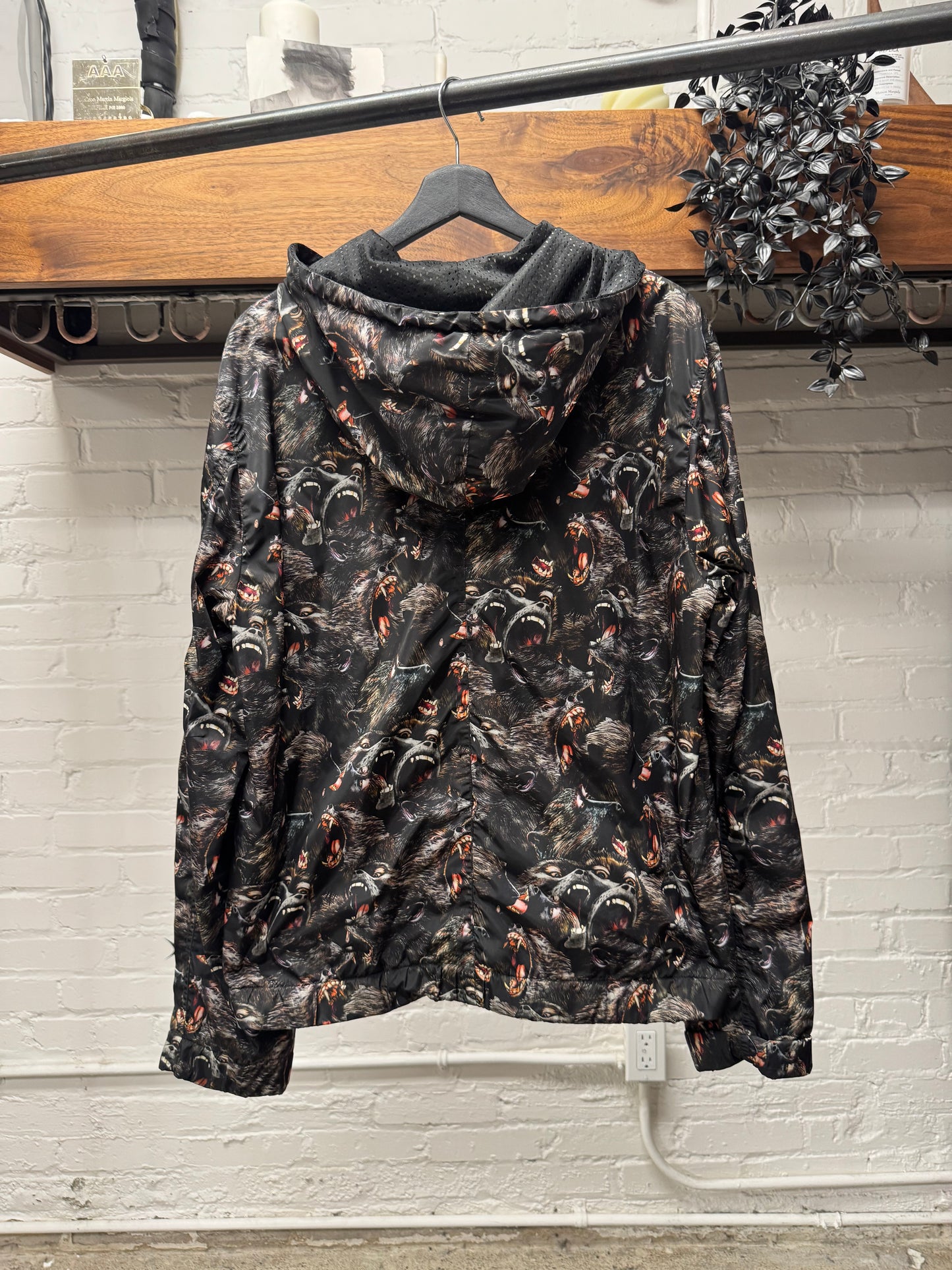 AW2016 Givenchy by Ricardo Tisci ‘Screaming Monkeys’ Hooded Jacket