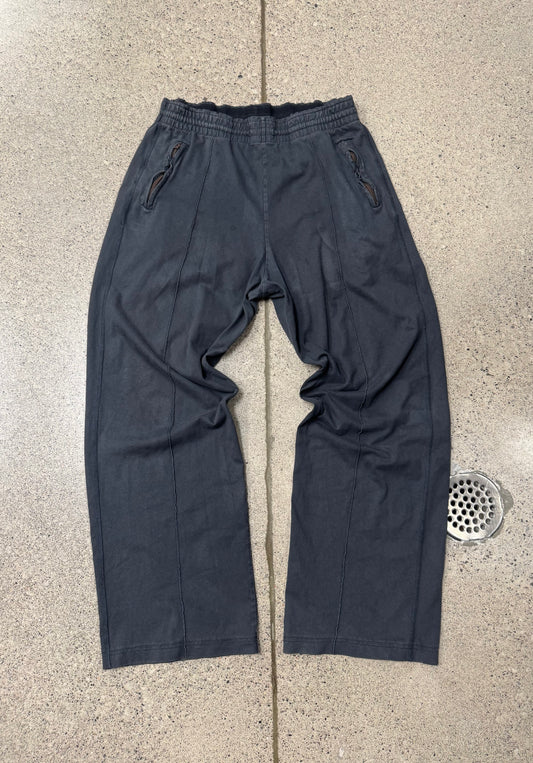 Acne Studios Washed Black Wide Leg Sweatpants