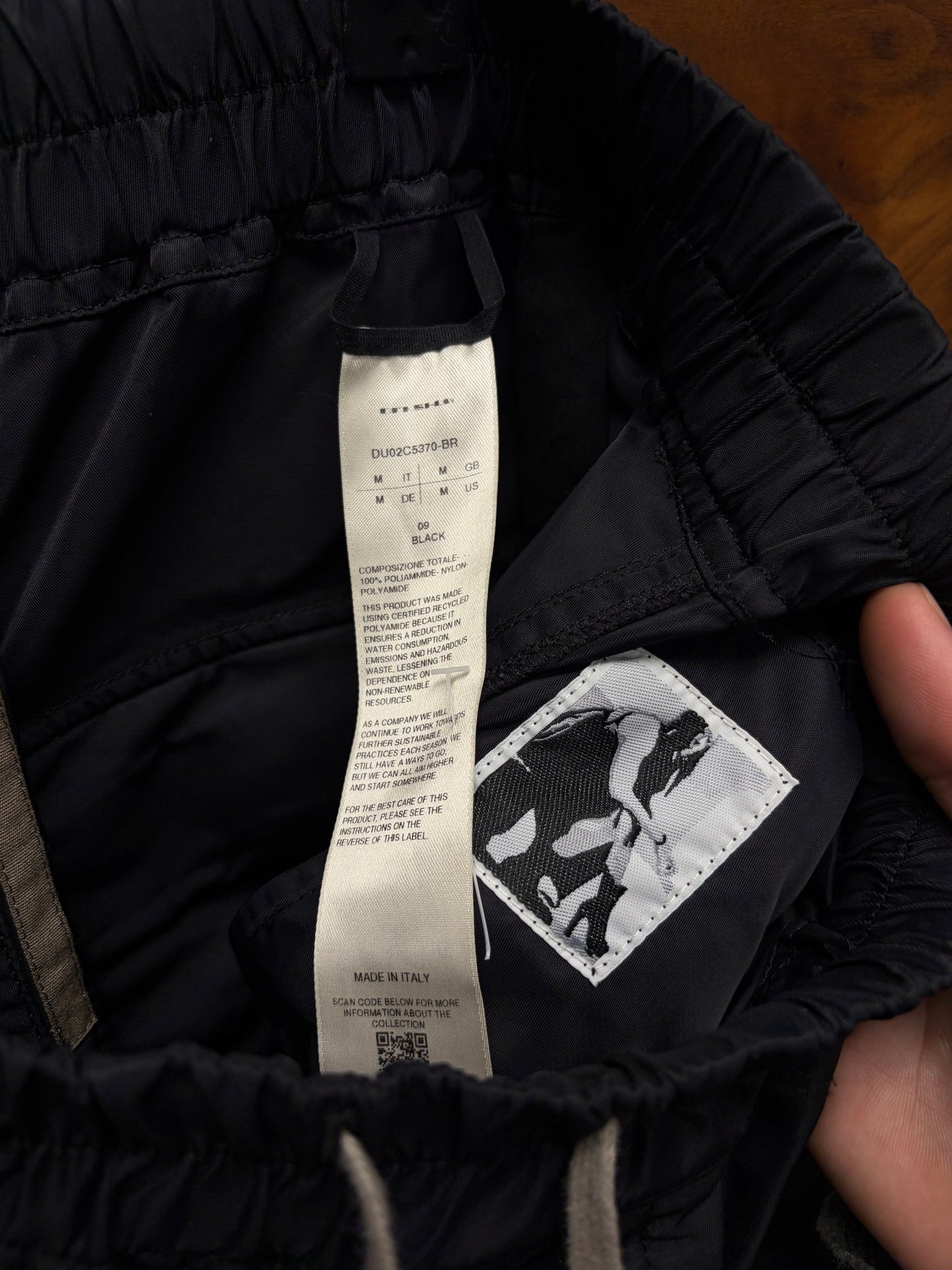 Rick Owens ‘DRKSHDW’ 3/4 Length Drop Crotch Pod Shorts